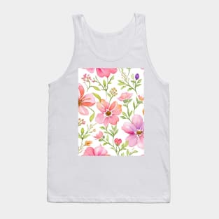 Wild flowers, Flowers pattern Tank Top